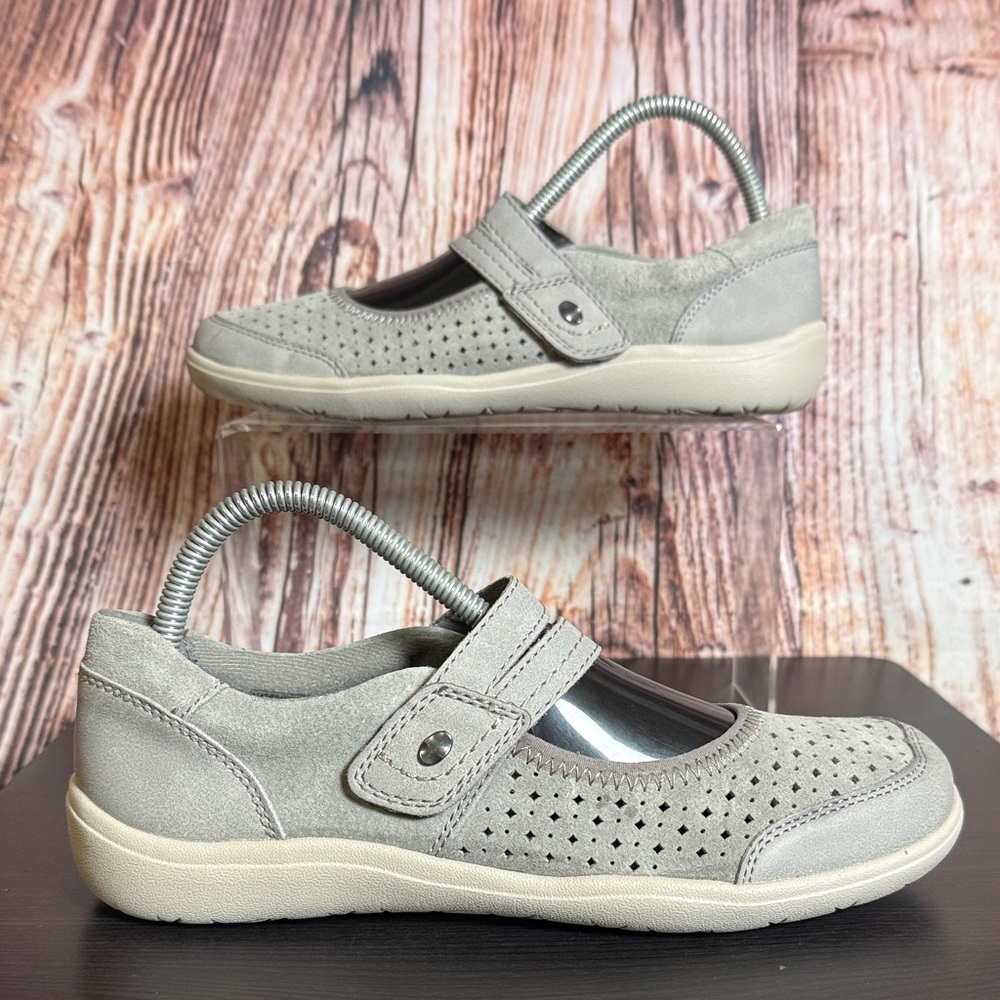 Earth Origins Paxton Suede Mary Janes Womens Sz 8.5M